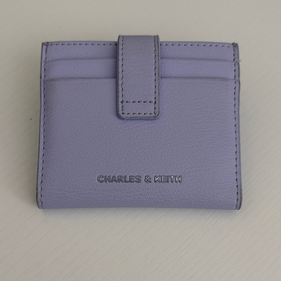 Charles & Keith Handbags - Charles & Keith Pastel Lavender Purple Card Holder 12 slots